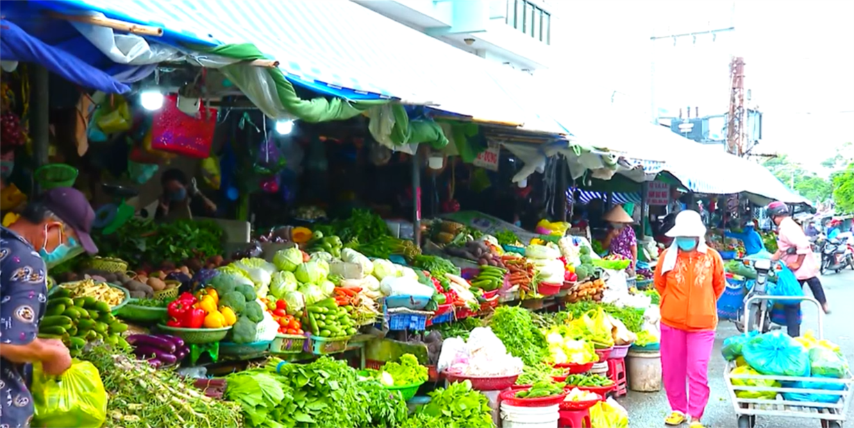 Vĩnh Long: Quyết tâm không để dịch bệnh lây lan tại các chợ (23/07/2021)